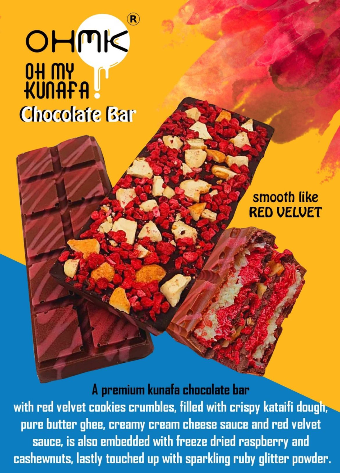 [Instock] Oh My Kunafa Chocolate Bars_3