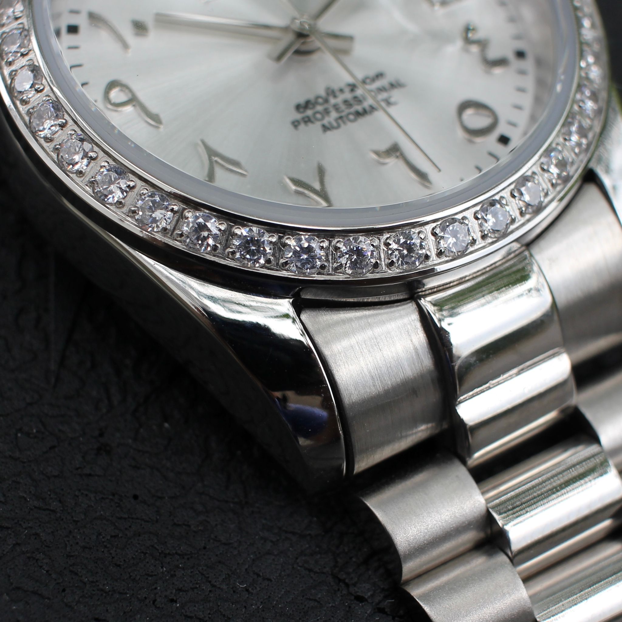 Silver Arabic Diamond DateJust_1