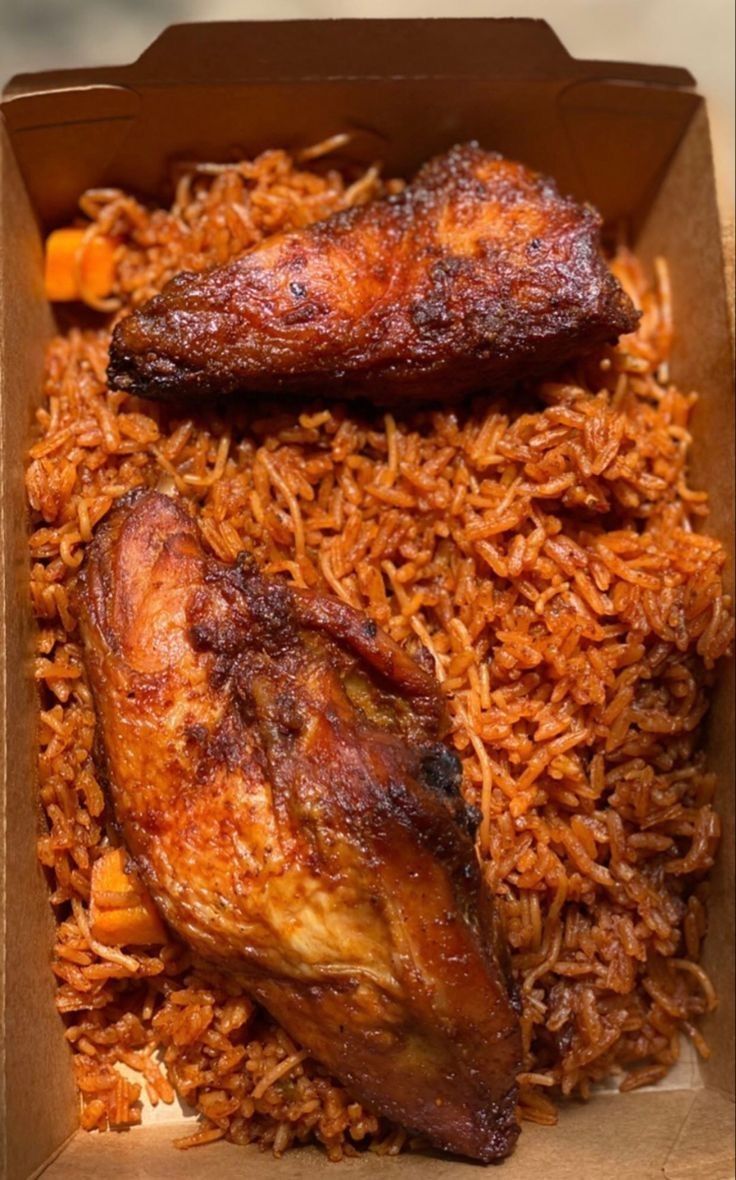 Smokey Jollof Rice with Turkey_0