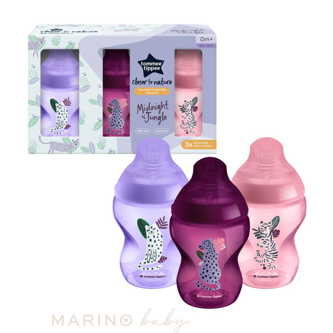 Tommee Tippee Midnight Jungle - Pink - 3Pack_0