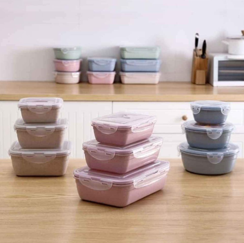 3PCS Storage Containers Sets Microwave Freezer Box_1