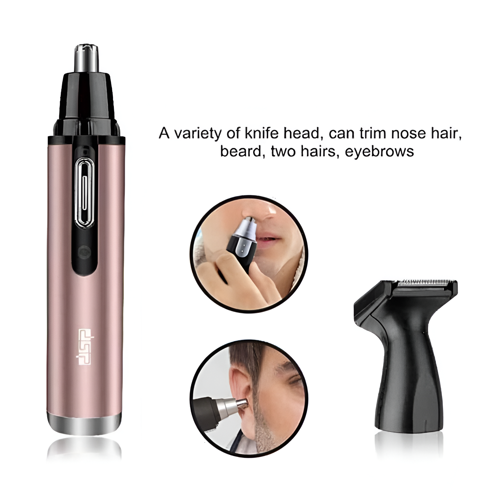 DSP 40007, Men Electric Hair Trimmer Nose Ear Hair Scraper_0