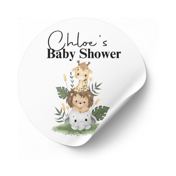 Rainbow Baby Shower Sticker (pack of 12)_0