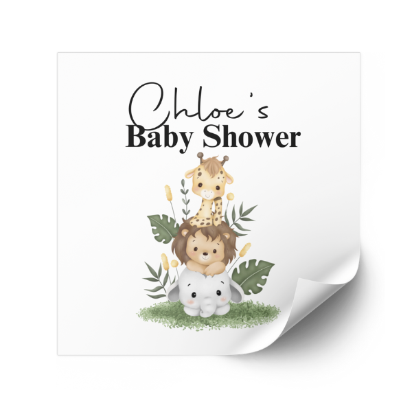 Rainbow Baby Shower Sticker (pack of 12)_1