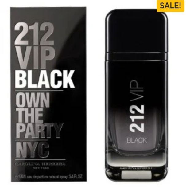 212 VIP BLACK EDP 100ML _0