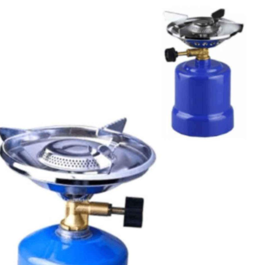 Safety Camping Portable Small Gas Stove, Blue_3