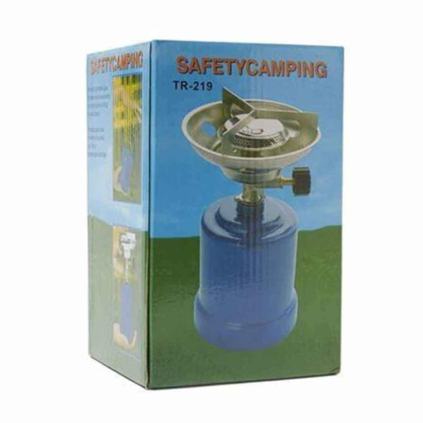 Safety Camping Portable Small Gas Stove, Blue_2