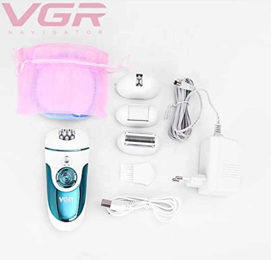  VGR V-700 Cordless Professional 4-in-1 Women Epilator & Shaver for Face_1