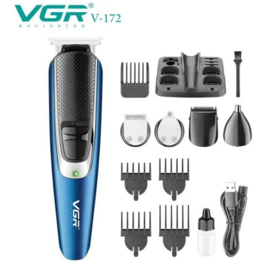 VGR V-172, Multifunctional 5 in 1 Grooming Hair Clipper Kit_5