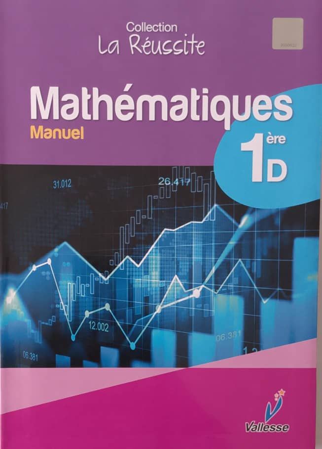 Mathematique Manuel (Valesse) - 1ere D_0