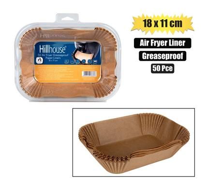 AIR FRYER LINERS 18x11x6cm RECT 50PC_0