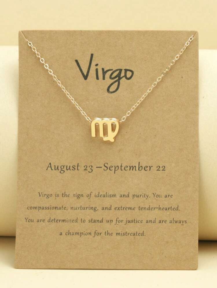 Zodiac sign symbol necklace _7