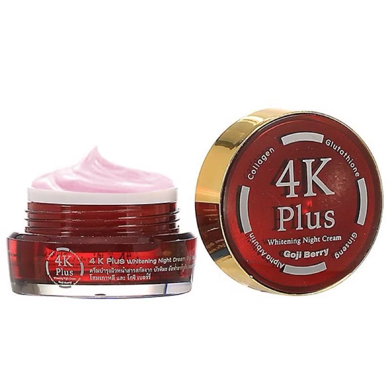 4K Plus 5X Whitening Night Cream Goji Berry 20g_1