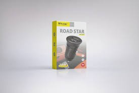 Hitage Road Star 18W Dual USB Car Charger - Black  HTC439_0