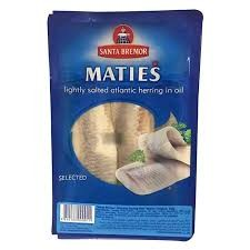 Santa Bremor Maties Lightly Salted Herring Fillets in Oil_0