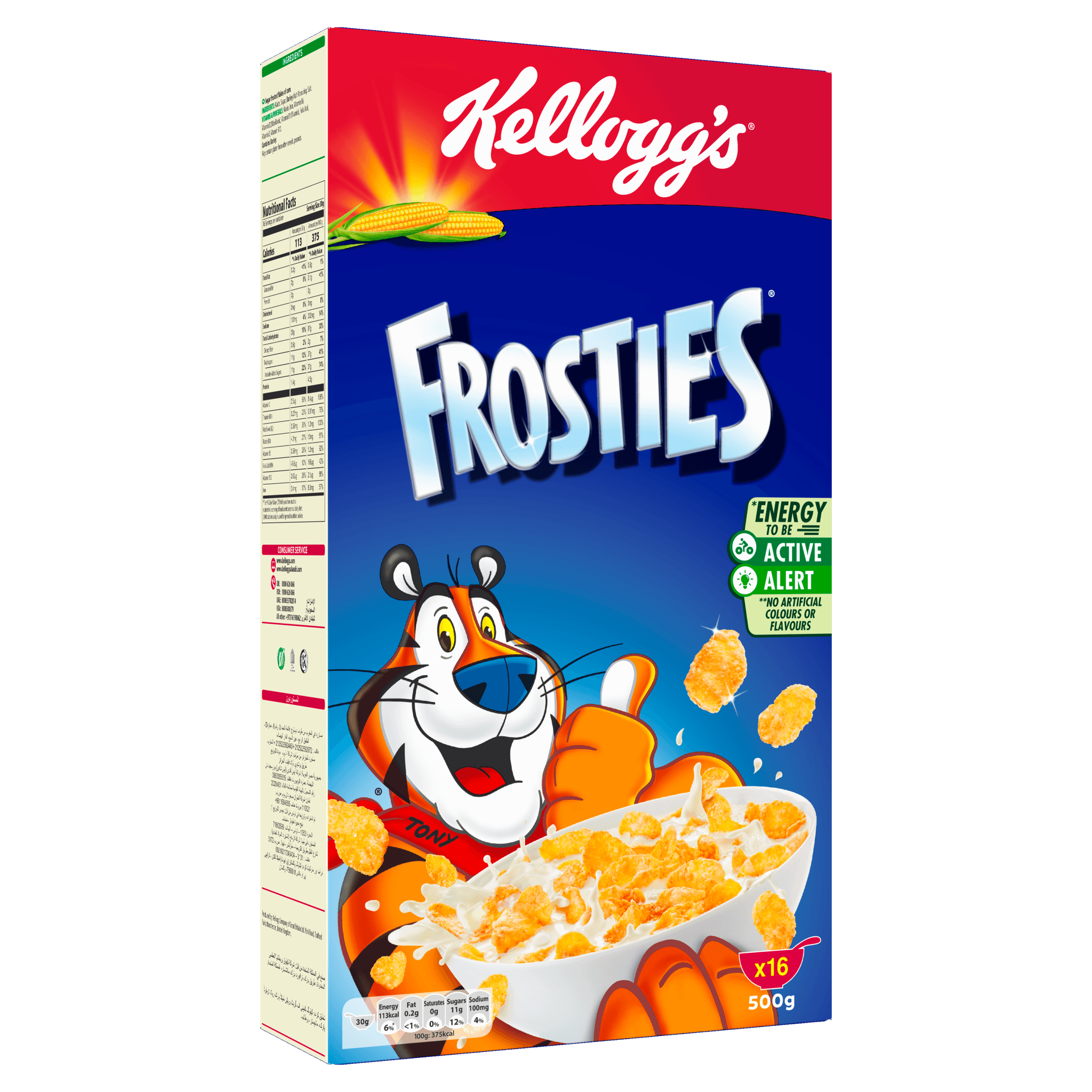 Kellogg s Frosties Sugar Frosted Corn Flakes - artificial colors free  artificial flavors free_0