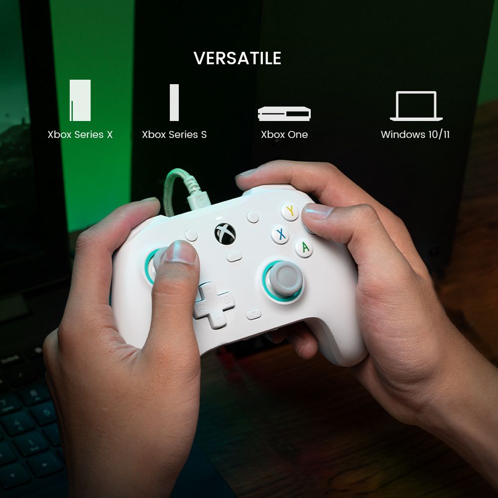 GameSir-Gamepad G7 SE para Xbox, mando con cable para Xbox Series X, Xbox Series S, Xbox One, Efecto Hall, Joystick para PC_0