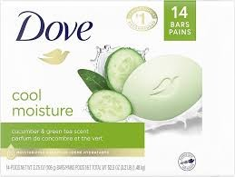 Dove Cool Moisturizing Soap Bar with Cucumber & Green Tea Extract - sulfate free  animal testing free_0