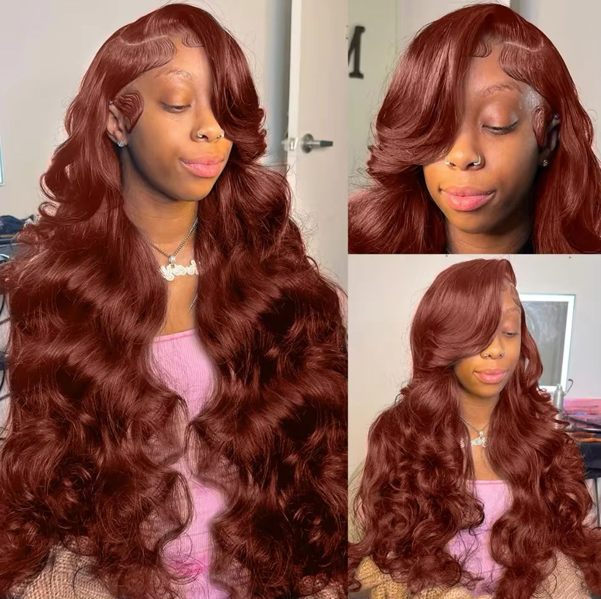 Wig straight , body waves ,deep waves  Frontale Lace  #350 13x4  _2