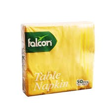 Falcon Yellow Paper Table Napkins (33x33cm)_0