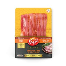 Khazan Gourmet Fully Cooked Dutch Style Smoked Veal Strips - GMO free  soy free  gluten free_0