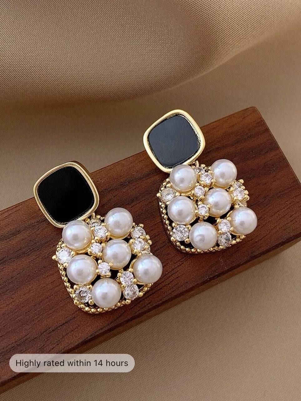 Pearl Decor Drop earring_0