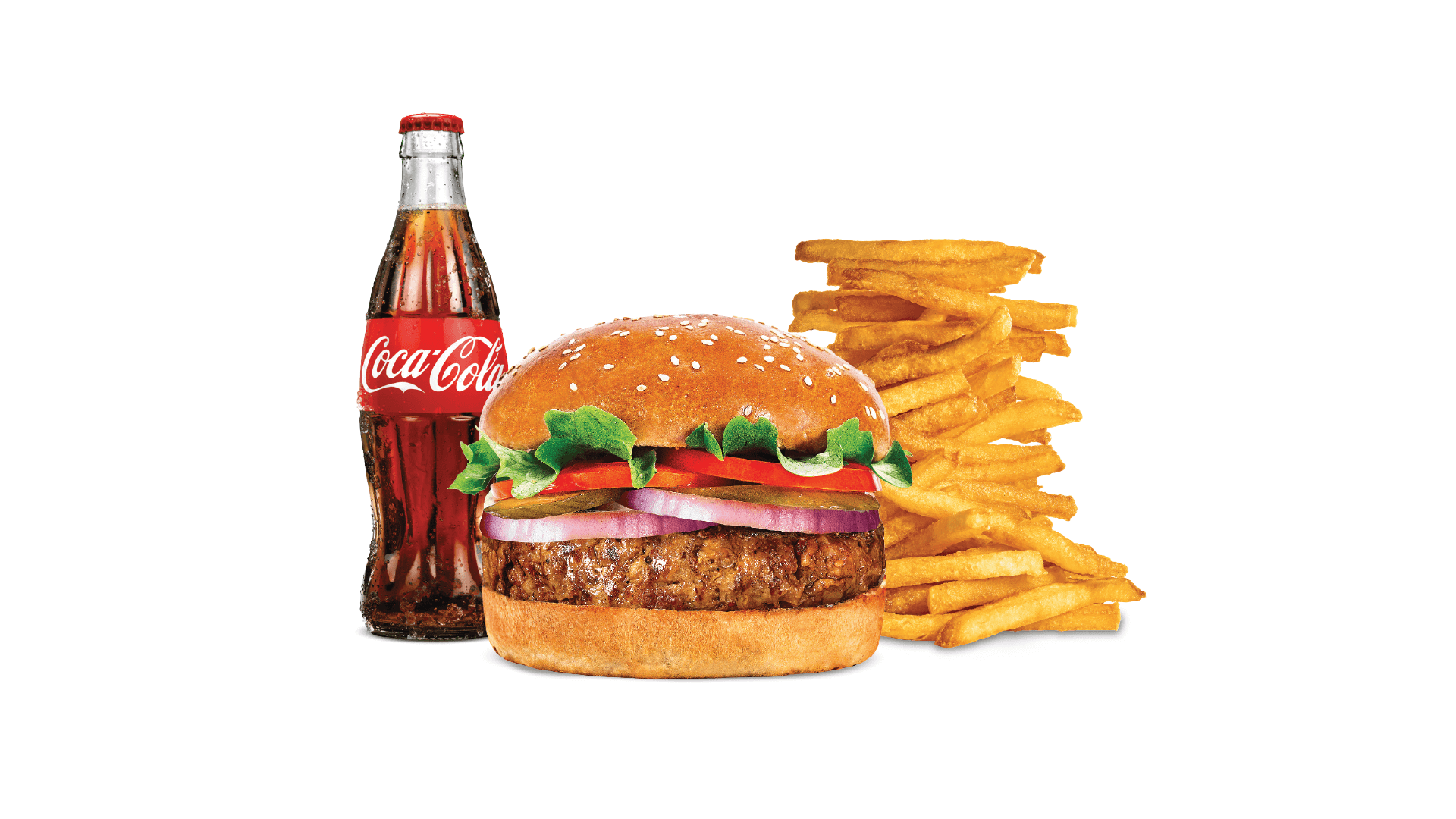 Classic Burger + Medium Fries + 350ml Soda_0