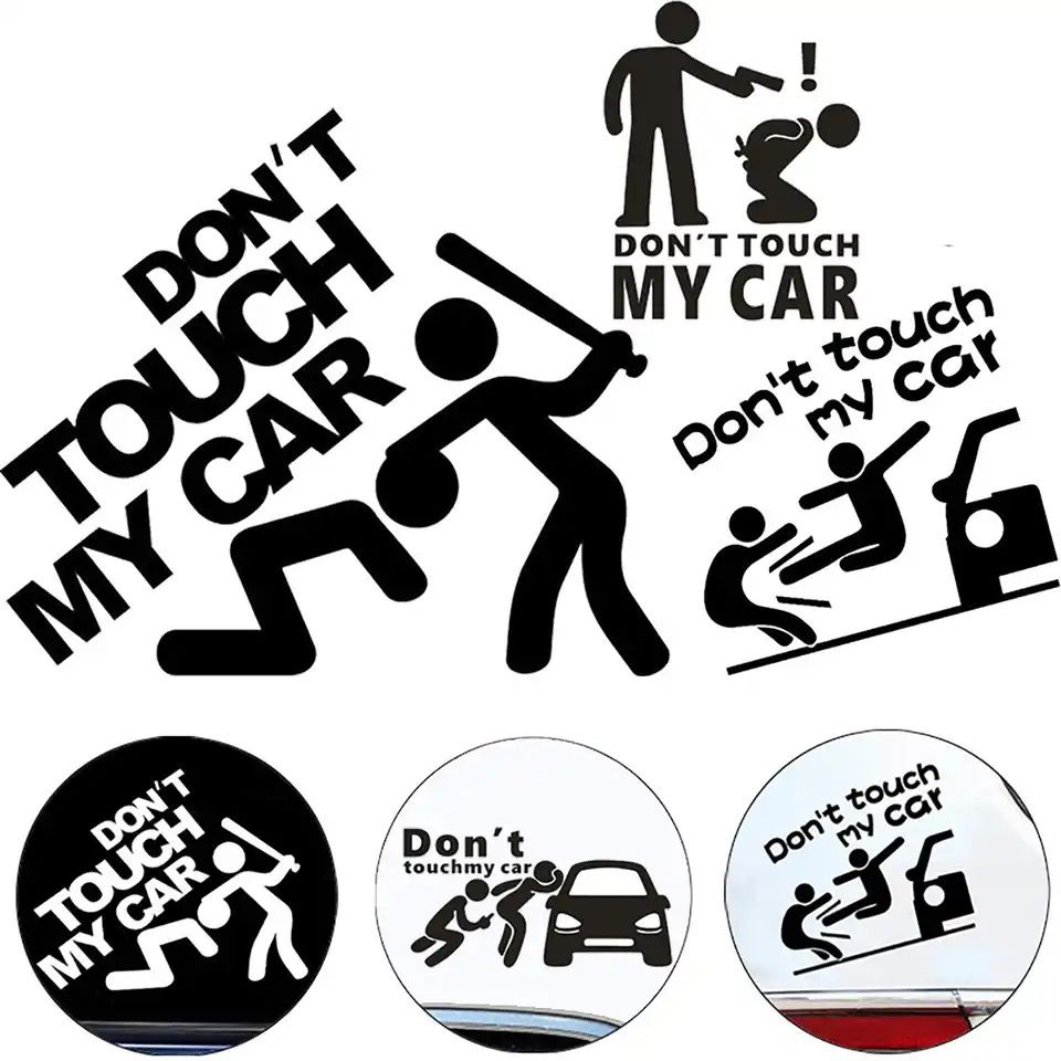 Autocollant "Don't Touch My Car"_2