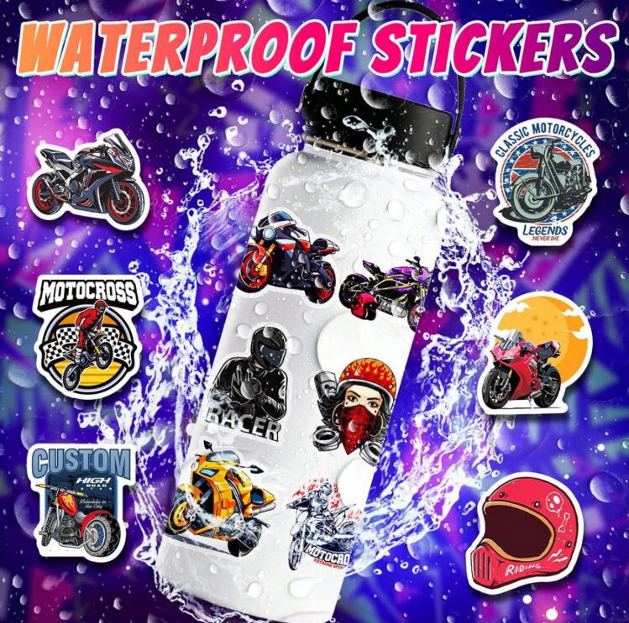 Autocollant Sticker - Moto_2