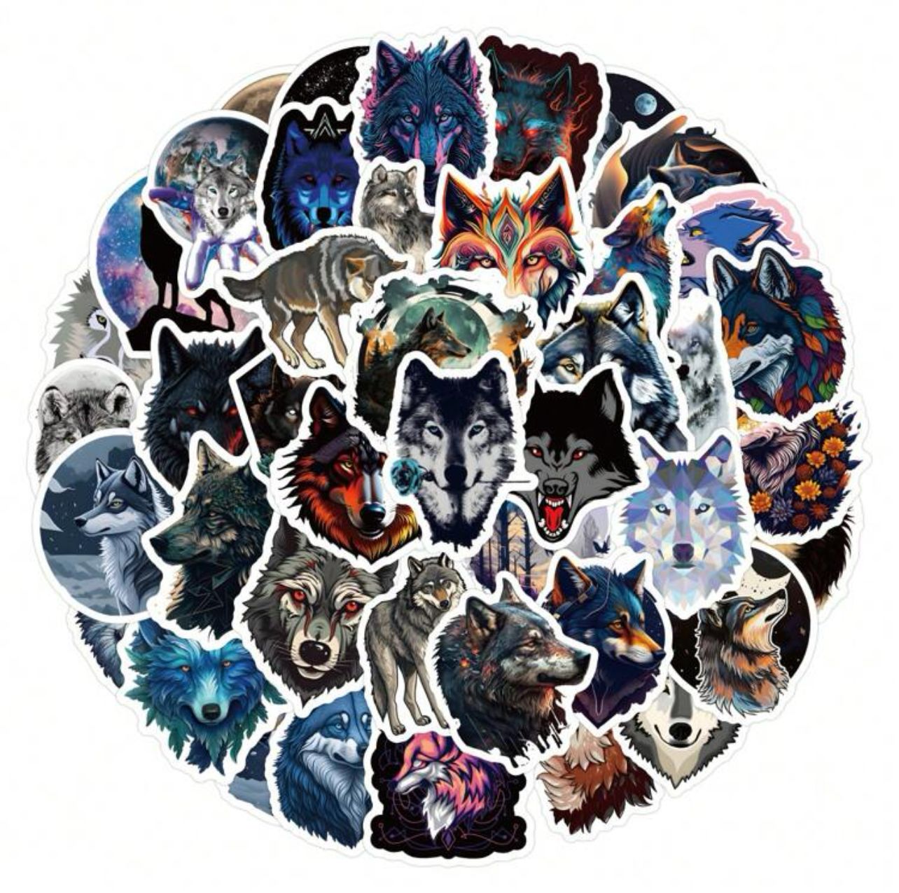 Autocollant Sticker - Loup_1