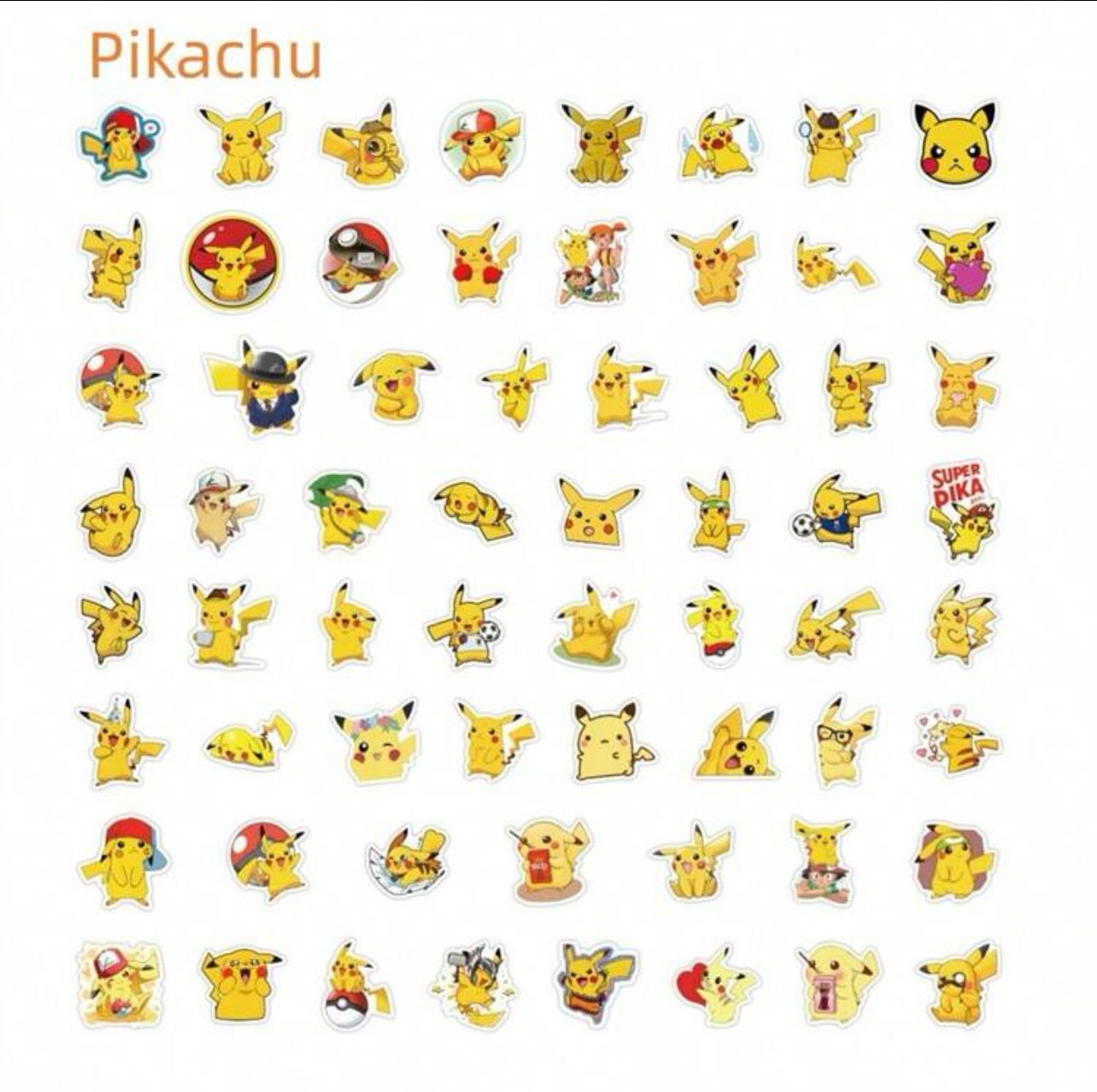 Autocollant Sticker - Pikachu_3