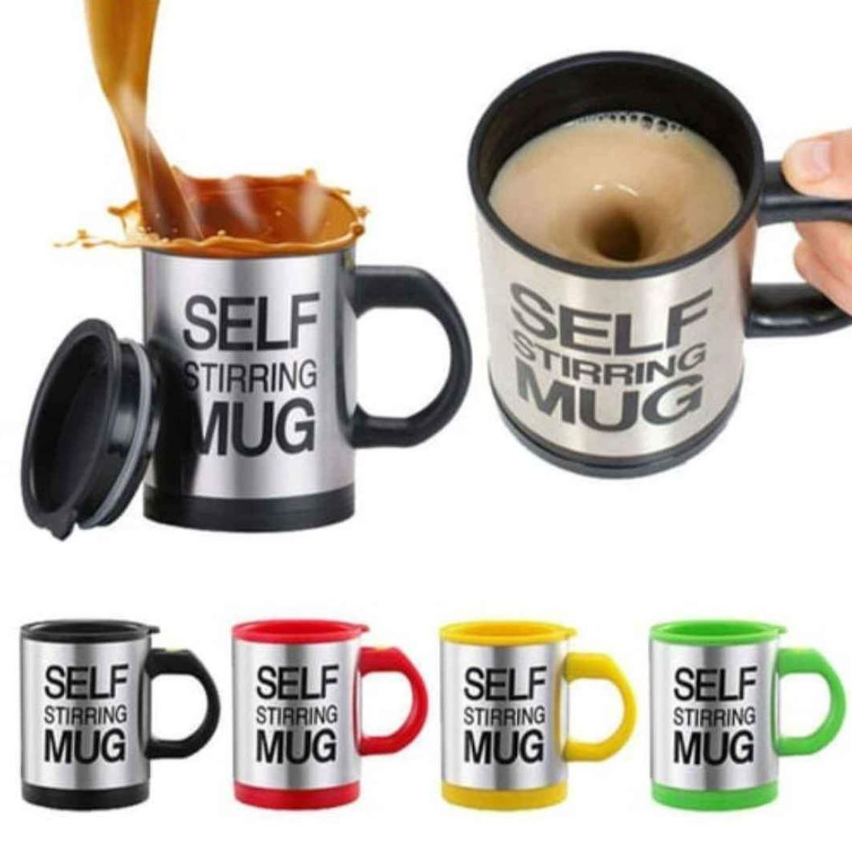 Ceso, 400ML STAINLESS STEEL AUTOMATIC SELF STIRRING MUG_2