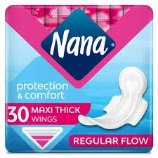 Nana Protection & Comfort Maxi Thick Regular Pads with Wings_0