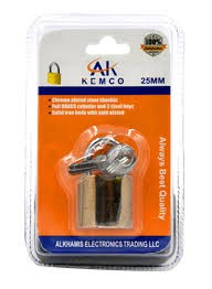 AK KEMCO Yellow Bicycle Lock with Keys_0