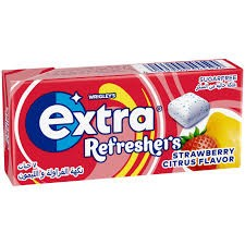 Extra Refreshers Chewing Gum Strawberry & Citrus Flavor (7 Pieces) - sugar free_0