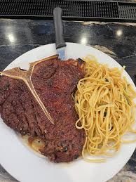 T bone  steak  Spaghetti _0