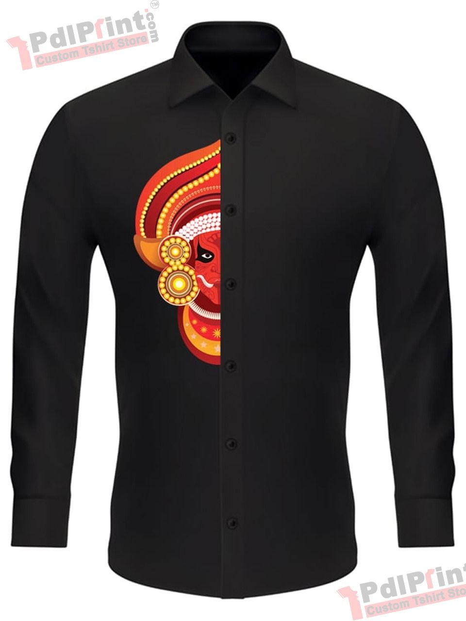 Theyyam shirt collar _0