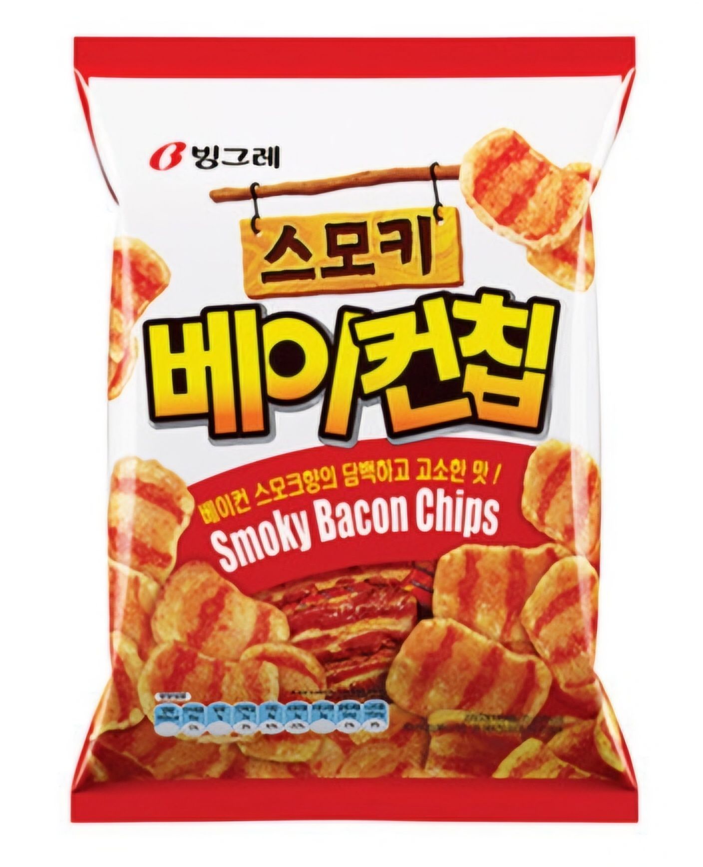 BINGGRAE SMOKY BACON CHIP 70G_0