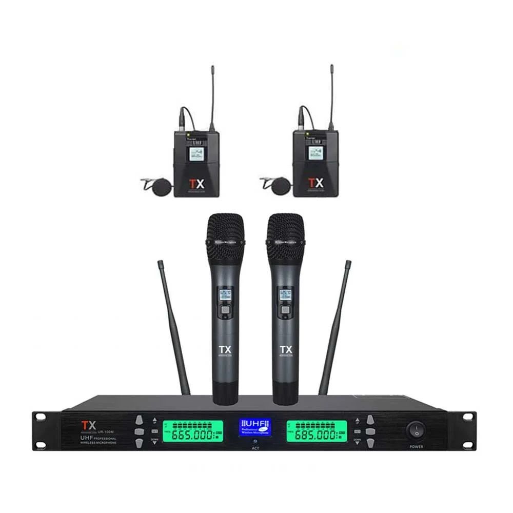 TX Dual Handheld Wireless Microphone System – UR-100M_1