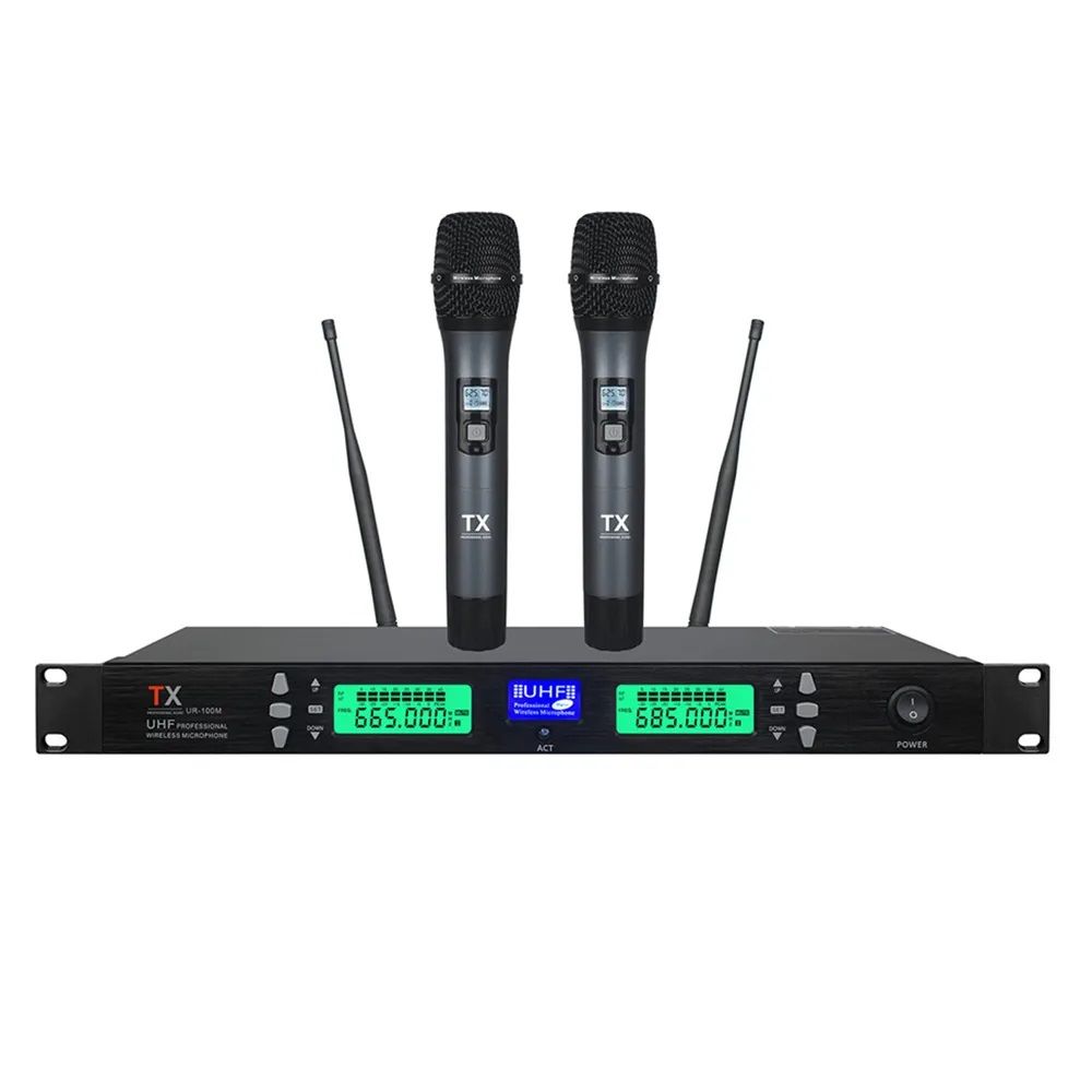 TX Dual Handheld Wireless Microphone System – UR-100M_3