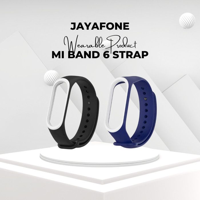 Two Color Mi Band 5 6 Silicone strap_0