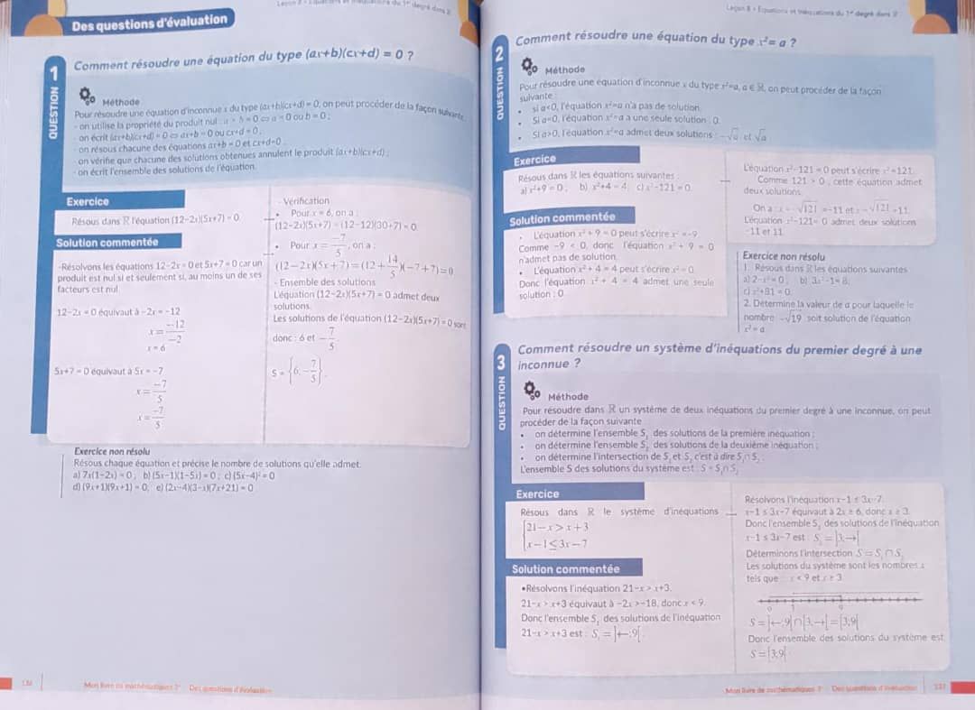 Mon Livre de Mathematique / Collection Pyramide - 3ieme (JD Editions)_2