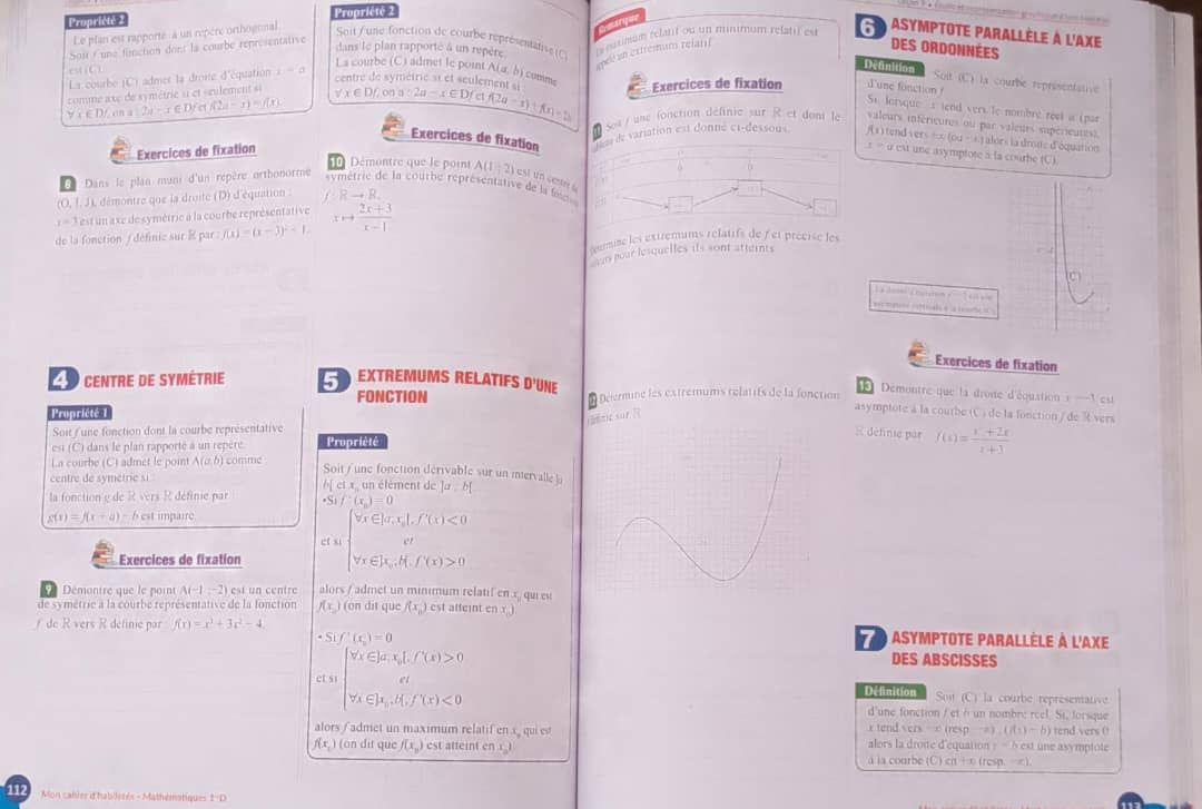 Mathematique / Cahier d’habileté - 1ere D (JD Editions)_2