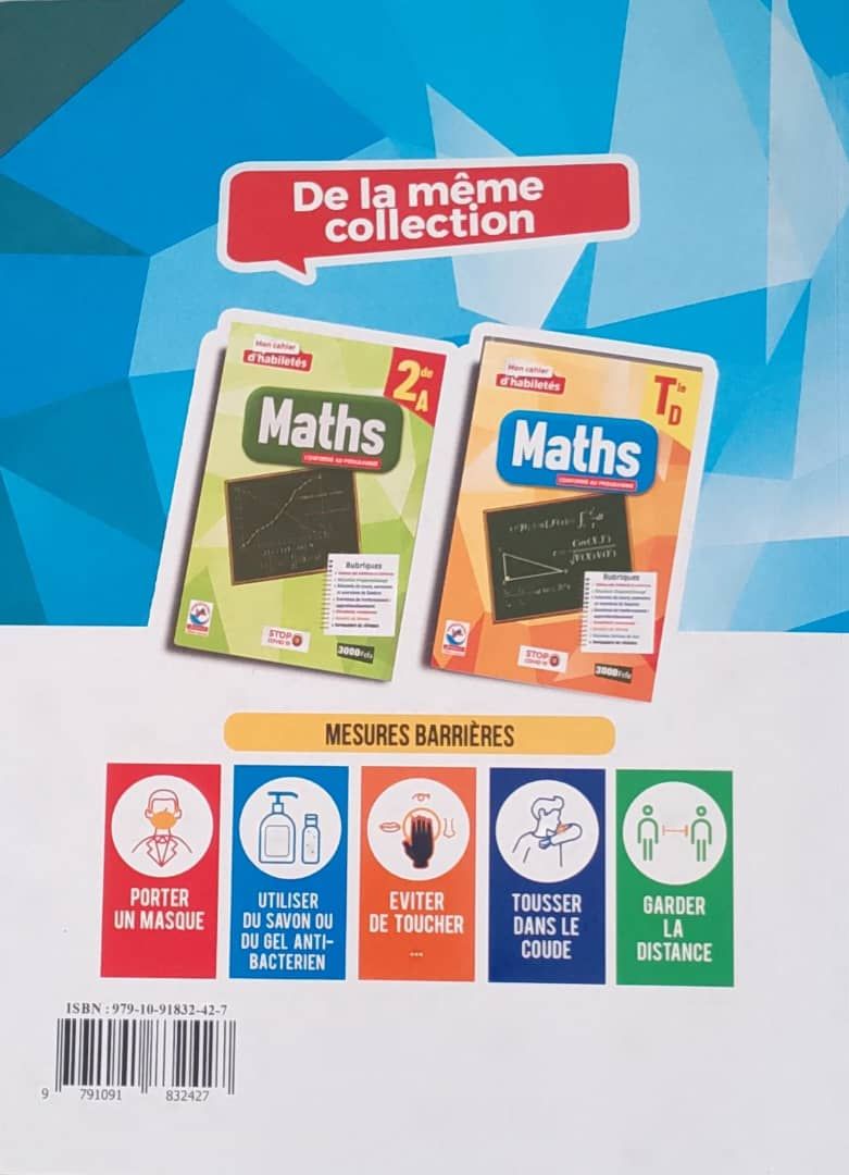 Mathematique / Cahier d’habileté - 2nd C (JD Editions)_1