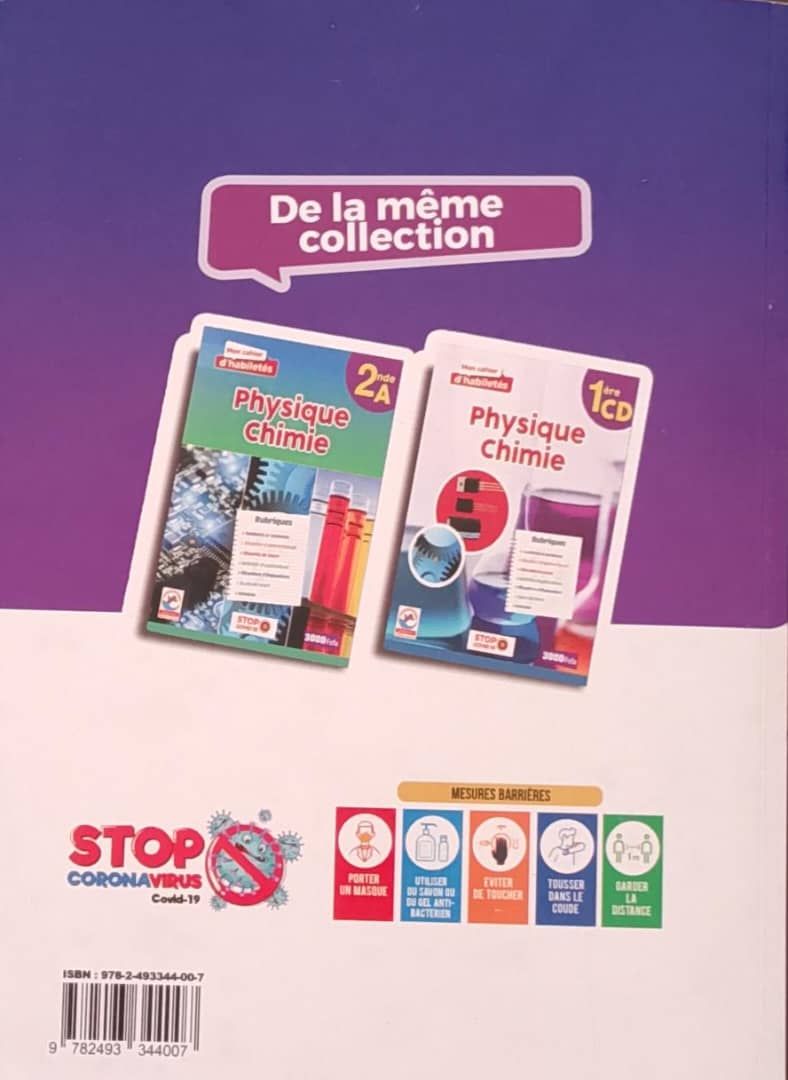 Physique-Chimie / Cahier d’habileté - Tle CDE (JD Editions)_1