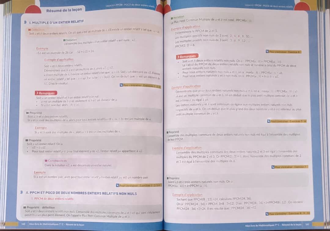 Mon Livre de Mathematique / Collection Pyramide - Tle C (JD Editions)_2