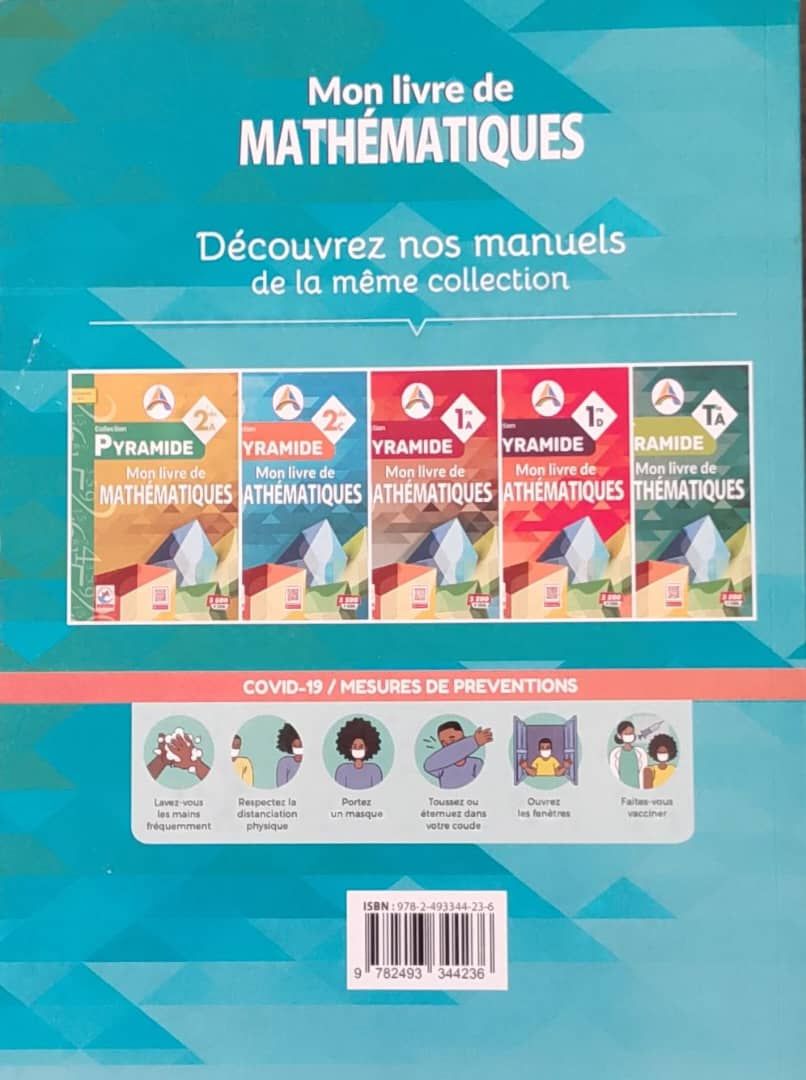 Mon Livre de Mathematique / Collection Pyramide - Tle D (JD Editions)_1