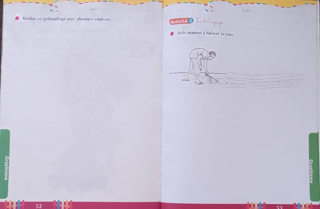 Mes apprentissage a la maternelle PS / Livre 1 (AEM, Lecture, Graphisme)  - Petite Section (JD Editions)_2