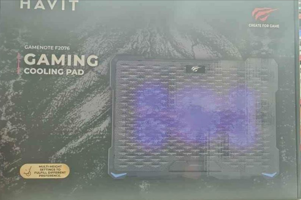 Havit Gaming Laptop Cooling Pad for 12-17 Inch Laptop with 4 Quiet Fans F2076_1