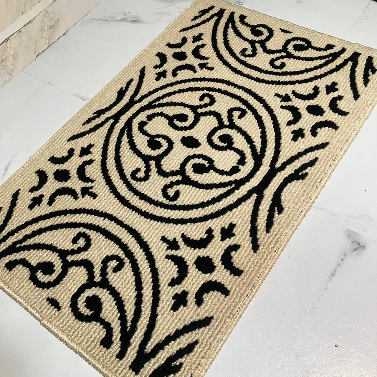  (R96) Flourish Beige Rug 50cm x 80cm_0